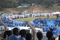 The Mothers' Union and Clergy process at Bungoma