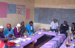 The community room at the Kayole project