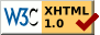 Valid XHTML 1.0 Strict 