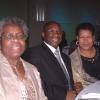 Gloria and Joe & Herma (church wardens & spouse) at dinner at Villa Park