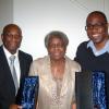 Joe, Gloria and Ivor with the runners up awards for Community Leadership