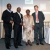 Ivor, Joe, Gloria and Andy with the runners up awards for Community Leadership