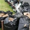 An image of just how much rubbish the team collected in two hours. Proof if any were needed that we can make a difference.