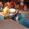 Flo was baptised as a baby in Jamaica and wanted to reaffirm her commitment to follow Jesus by remembering her baptism in this way.