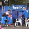 Sit in the chair, and receive prayer!  The team prayed for healing, and for God's blessing for anyone who wanted.