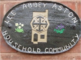 Sign on outside of Lee Abbey house